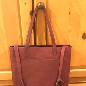 Madewell medium transport tote in dark Cabernet